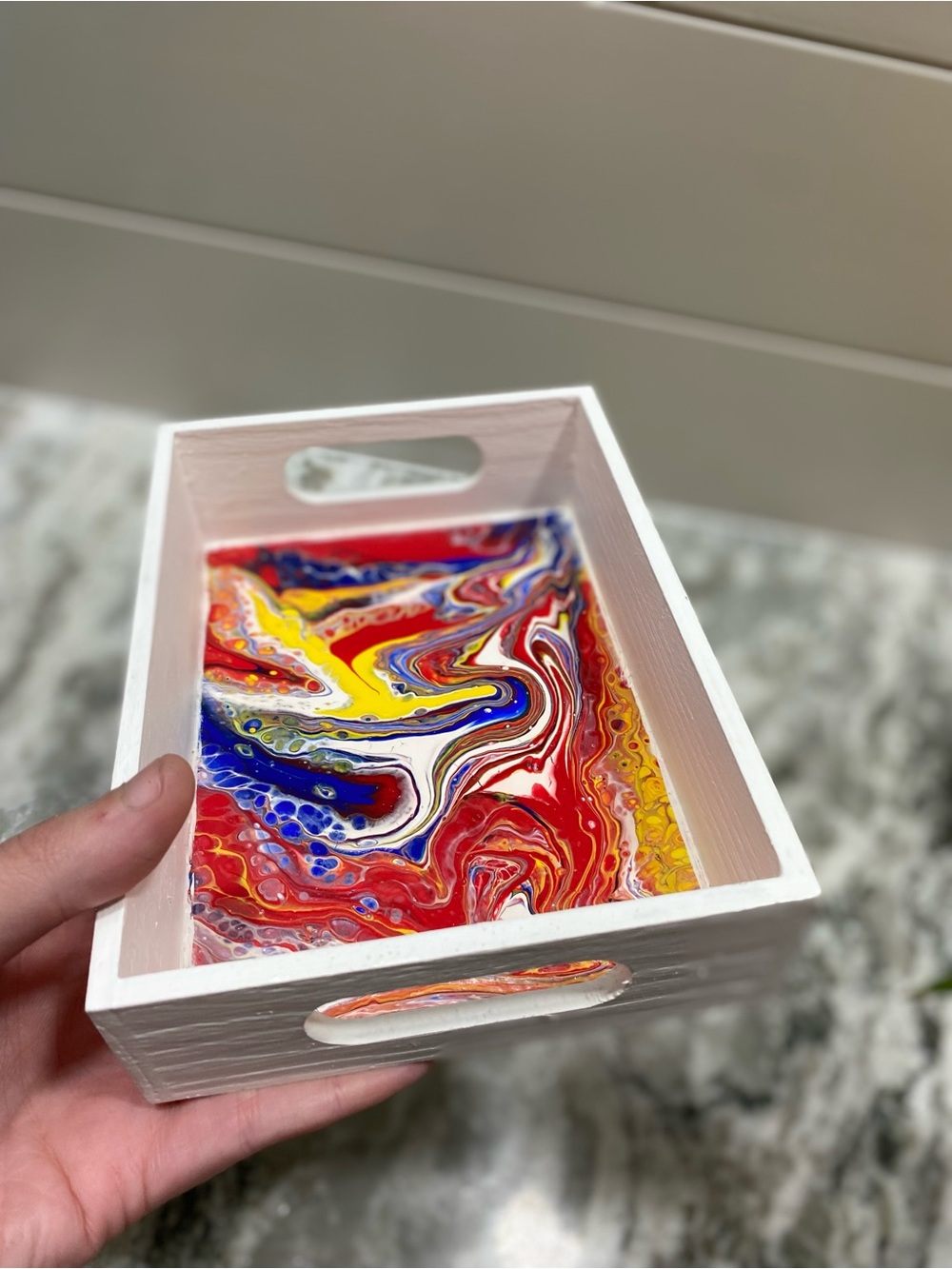 Colorful Abstract Tray - Picture 5 of 8
